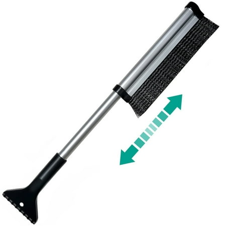 Foldable Windshield Ice Scrapers Snow Brooms w/ (Best Snow Brush And Ice Scraper)