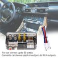 thumbnail image 2 of 12V Car Audio Converter RCA High to and Adjustable Adapters Low Frequency Line Adapter Speaker Level Converters Wear-resistant Adapters Auto Accessories, 2 of 7