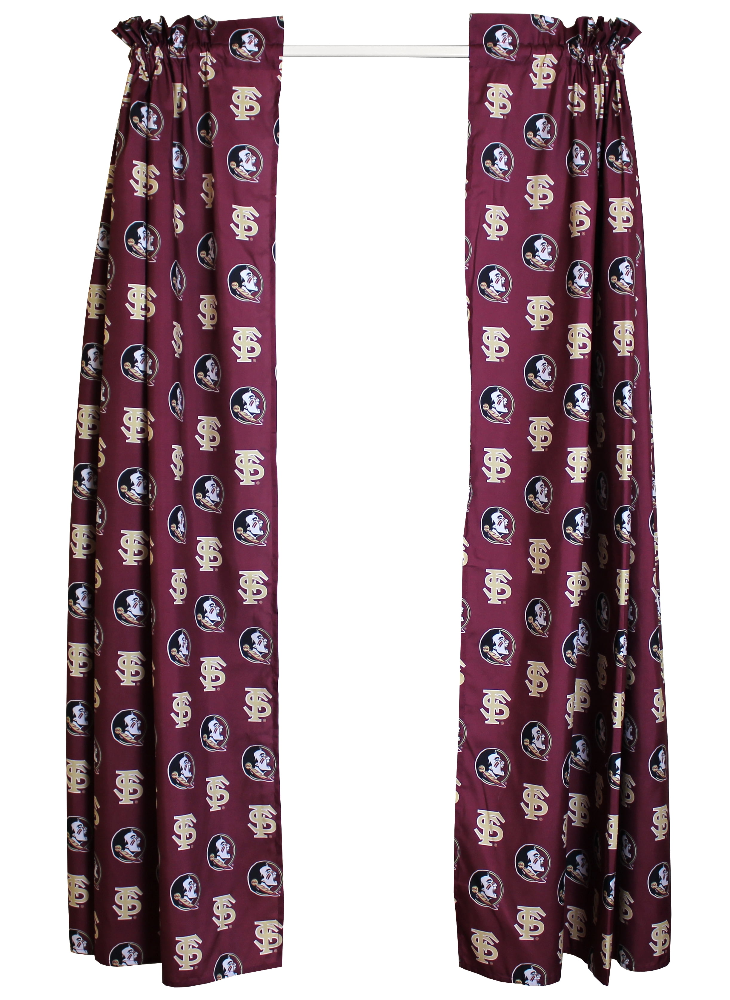 Florida State Seminoles 100% Polyester, 84" Curtain Panels, Set of 2