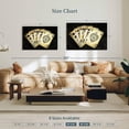 thumbnail image 4 of Elephant Stock Poker Spade Wall Art - Horizontal Canvas Wall Art - Mancave Wall Decor - Hobbies And Lifestyle Canvas - Black And Beige Decor - 39" x 26", 4 of 8
