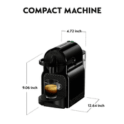 Nespresso by De'Longhi Inissia Single-Serve Espresso Machine in Black
