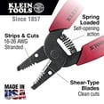 thumbnail image 2 of Pelador y Cortador de Cables Klein Tools 11046 16-26 AWG Trenzado, 2 of 14