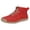 Red, variant on HTHLVMD Hand-Stitched High Top Sneakers, Casual Comfort Walking Shoes, Orthopedic Sneakers, Women's Handmade Leather Comfy Shoes, Soft Comfort Arch Support Boots Men, Black 5