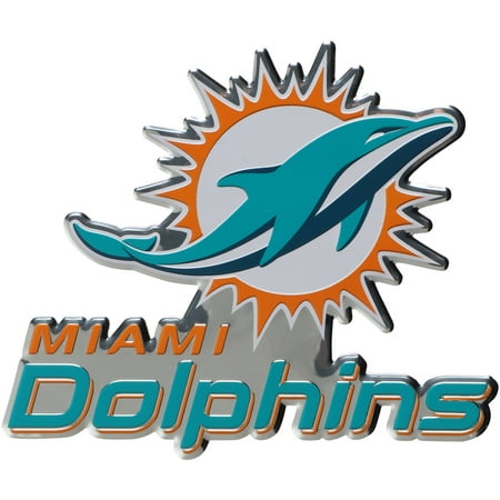 Miami Dolphins Mia Dolphins Color Emblem - Walmart.com