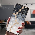 thumbnail image 1 of Funda negra de silicona con arte geométrico de mármol para Samsung A52 A72 A51 A71 A50 A70 A02 A12 A42 A32 A31 A21S A41 A20 A30 A40 A11 Tan Jianjun unisex, 1 of 2