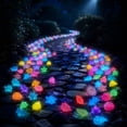 thumbnail image 5 of Luminous Sea Figurines Sea Decor Fish Tank Decor Sea Glass for Crafts Sensory Bin Filler Dreamy Night Radiance in the Dark Seashell Stones for Beach Theme Ornament Aquarium Garden Vase Fillers, 5 of 7