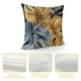 thumbnail image 4 of JRXY Palm Leaves with Lush Branches and Leaves Tropical Jungle Palm Leaves Short Plush Pillowcase 1 Piece White, 4 of 5