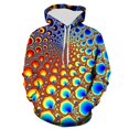 thumbnail image 1 of Nouveau Sweat à Capuche Flamme Colorée 3D Fluorescent pour Hommes et Femmes Automne Hiver Graphique Optique, 1 of 5