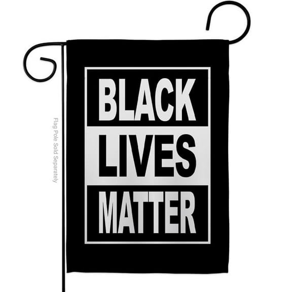 USA Decoration  13 x 18.5 in. Cant Breathe BLM Black History Lives Matter Double-Sided Decorative Vertical Garden Flags - House Decoration Banner Yard Gift