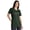 Heather Dark Green, variant on Social Distance Queen Graphic Tshirt Short Sleeve Women Casual Tee