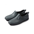 thumbnail image 1 of UKAP Men Rain Boots Plush Lined Rubber Boot Waterproof Rainboot Working Kitchen Shoes Comfort Work Shoe Green 8.5, 1 of 9