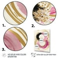 thumbnail image 3 of Designart Pink And Gold Curves II Canvas Wall Art, 3 of 5