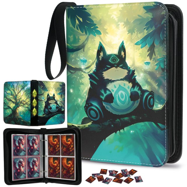 Carpeta para cartas coleccionables Ayehe Sylvan Guardian de 400 bolsillos