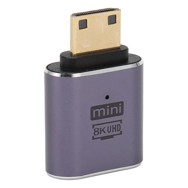 Connecteur d'Interface Multimédia HD, Type C Adaptateur Multimédia HD Mini Adaptateur Mâle vers Femelle Performance Prouvée