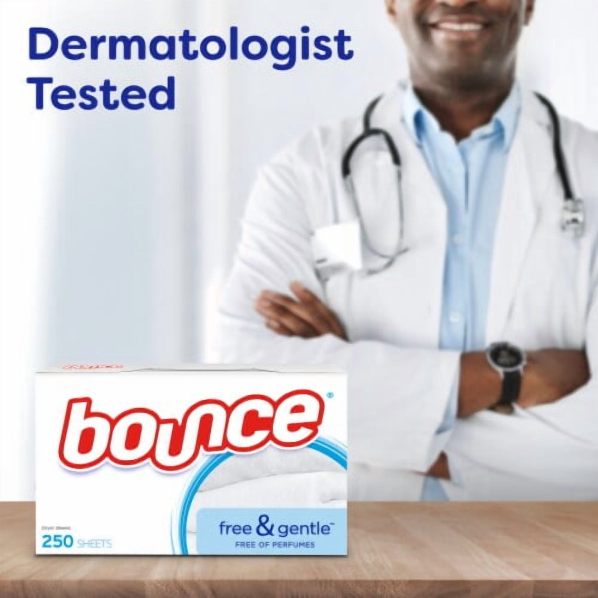 Bounce Free Unscented Dryer Sheets 240 ct - Pack of 2