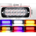 thumbnail image 5 of LINLIN Strobe Side Marker Lights, 4PCS 12LED Car Marker Lights Car Side Indicators Lights 12V 24V Front Rear Side Light Position Lamps for Truck Trailer, 5 of 8
