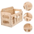 thumbnail image 4 of Bunny Hay Feeder Rabbit Hay Feeder Hamster Hay Feeder Wooden Hay Container Wood Hay Feeder, 4 of 5