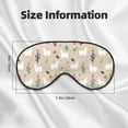 thumbnail image 4 of Uemuo Cute Alpaca Pattern Sleep Eye Mask - Light Blocking Sleep Mask Blocking Out Light Perfectly, Soft and Comfortable Night Eye Mask, Eye Blinder, 4 of 7