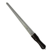 TOOLUSA BENCH WIZARD Nickel Plated Ring Mandrel with Rosewood Handle | Measures Sizes 1-15 US Std. | 13" (33 cm) Long | Wire Length Scale Included