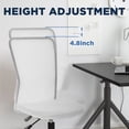 thumbnail image 4 of FDW Ergonomic Home Office Chair, Lumbar Support, Rolling Swivel for Men, Women(White), 4 of 7