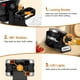 thumbnail image 4 of Máquina para hacer gofres Greeze, doble belga, 1400 W, acero inoxidable, 4 of 9