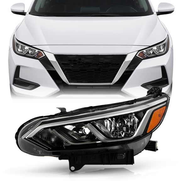 For 2020-2023 Nissan Sentra S | SV Halogen Headlight Headlamp Left Driver Side