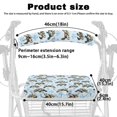 thumbnail image 3 of COEQINE Sea Turtle Walker Seat Cushion Medical Products Rollator Walker Seat & Back Cover Walker Seat Set 2 Pack Covers Washable Walkers for Seniors with Seat Gifts Covers, 3 of 7
