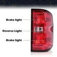 thumbnail image 3 of PIT66 LED Tail Lights Assembly, Fit for 2014-2019 Chevrolet Chevy Silverado/2015-2019 GMC Sierra Tail Lamp Brake Lamp W/ Wiring Harness Driver and Passenger Side Red Lens, 3 of 5