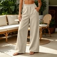 thumbnail image 2 of High Waist Straight Leg Pants for Womens Breathable Comfy Running Sports Trousers with Pockets XXL, 2 of 6