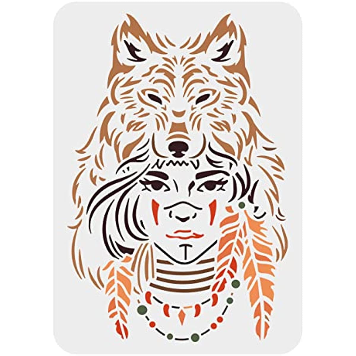 Native Wolf Design Native American Wolf Girl Tattoos