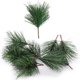 thumbnail image 1 of Rama de aguja de pino verde artificial Rama de pino pequeña Selección de tallo Corona floral de Navidad y adornos navideños, 10 tallos Zhivalor Decoración, 1 of 4