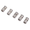thumbnail image 4 of 50 cuentas para barba de aleación porosa tubulares de plata oscura con cuentas DIY hechas a mano, cuentas espaciadoras de metal, 4 of 8
