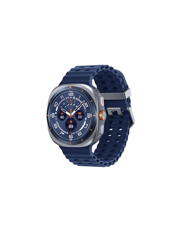 (Open Box) Samsung Watch Ultra 2025 LTE 47mm SM-L705F Rate Tracking, Sleep Fitness Tracker, GPS - Titanium Blue - Latin Version