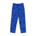 thumbnail image 6 of Daiia Blue Circles Mosaic Men's Sleep Pant with Pockets and Drawstring,Pajama Pants-Large, 6 of 9