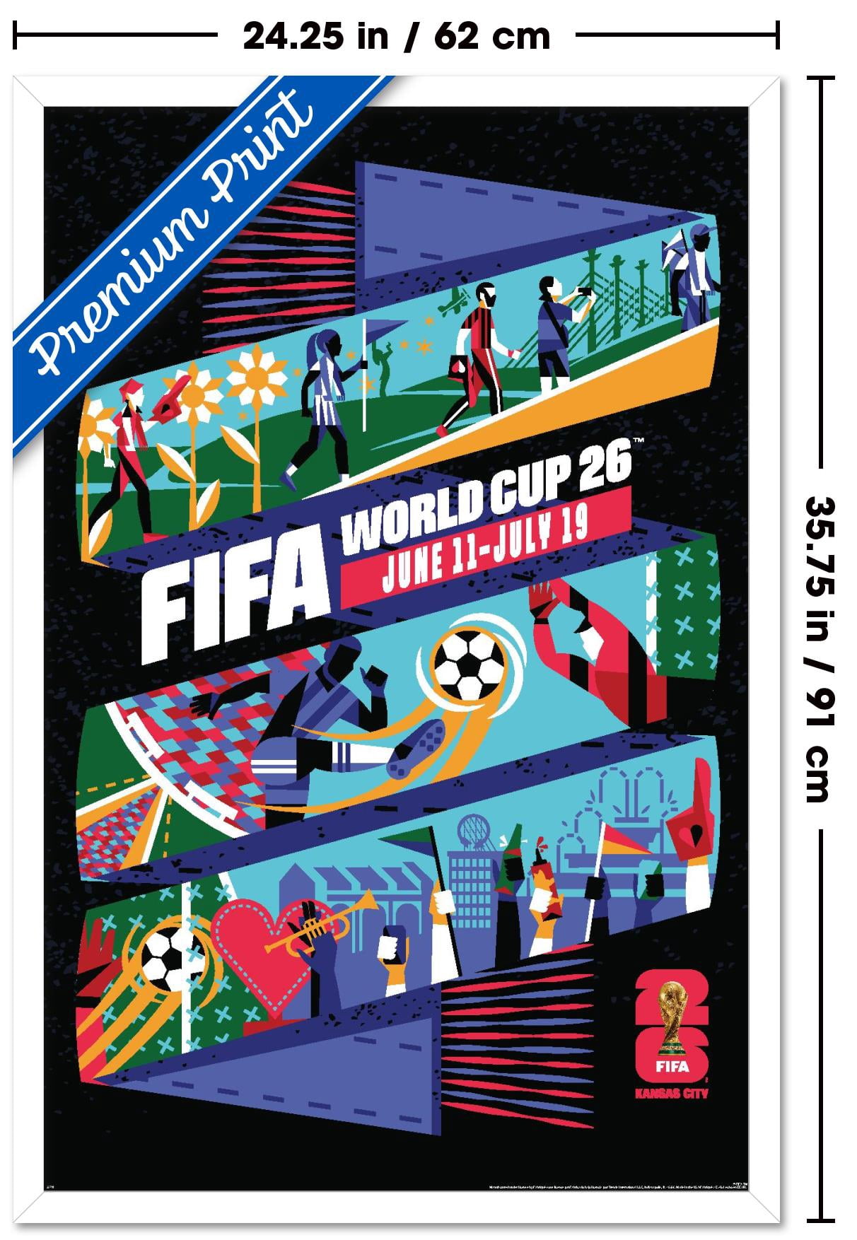 FIFA World Cup 2026 - Kansas City Wall Poster, 22.375