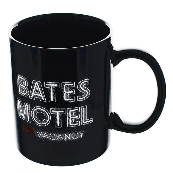 Taza de café Nerd Block Bates Motel No Vacancy de cerámica