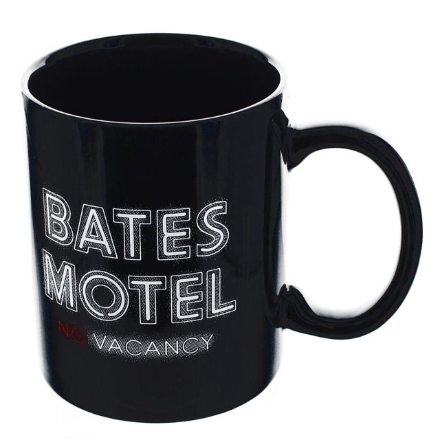 Taza de café Nerd Block Bates Motel No Vacancy de cerámica