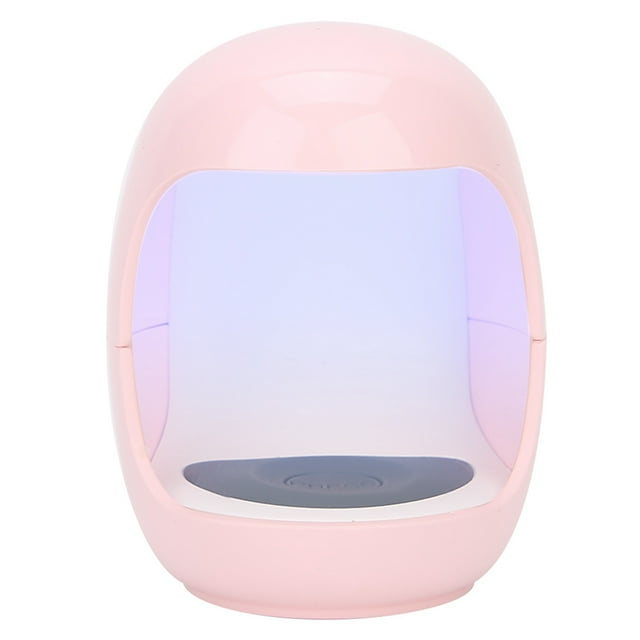 Mini secador de uñas portátil con USB para un solo dedo, lámpara de curado UV LED, color rosa