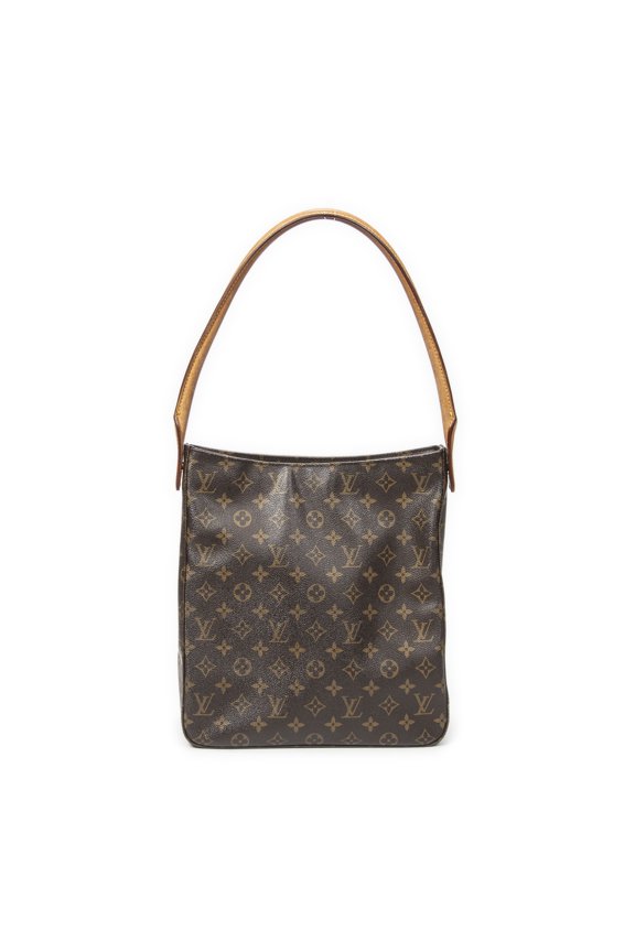 Pre-Owned Louis Vuitton Brown Looping GM Shoulder Bag Monogram Canvas