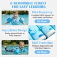 thumbnail image 4 of Koorium Kids Swim Vest Float Jacket for 2-6 Years Boys Girls,Double Safety Buckles Arm Floaties,Adjustable Buoyancy Life Jacket for Pool Beach Lake Water Play, 4 of 11