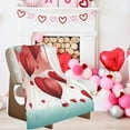 thumbnail image 3 of Taotanxi Valentine'S Day Throw Blanket, Red Pink Heart Plaid Fuzzy Blanket, Romantic Love Heart Decorative Soft Cozy Flannel Blanket, For Mom Couple Home Bed Sofa Couch Chair, 39 X 27 Inch White, 3 of 6