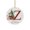 Z, variant on 2026 Christmas Home Party Decoration 26 Letters Round Acrylic Christmas Ornament Set Personalized Alphabet Round Pendant DIY Custom Christmas Tree Hanging Decorations Festive Round Pendant