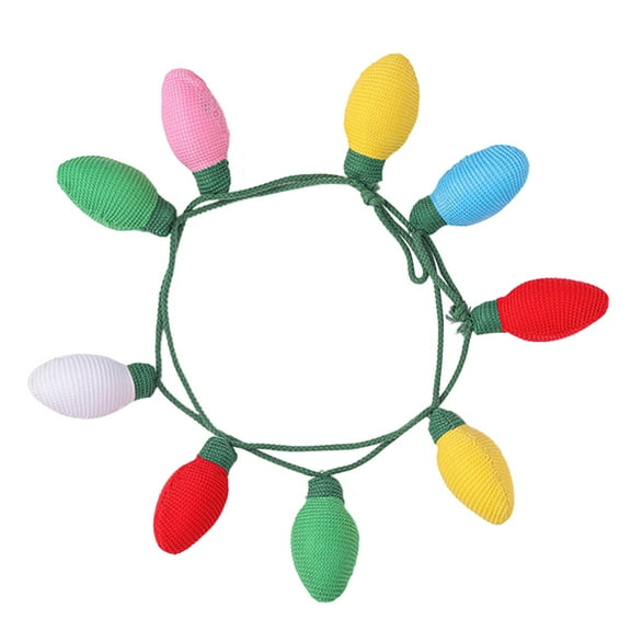 Christmas Colorful Light Knitted Lamps for Christmas Party Home Indoor Outdoor Decoration Pendant DIY Lantern Crafts