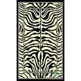 thumbnail image 2 of Handcraft Rugs-Animal Print Rugs for cabin and Lodge with Zebra Skin Black and Ivory (Approximately 4 by 6), 2 of 4