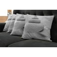 thumbnail image 5 of Ambesonne White Throw Pillow Cover 4 Pack, Shell Shaped, 16", White, 5 of 5