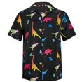 thumbnail image 3 of Camisa de playa de manga corta para hombre, ropa de disfraz de los años 80 para hombre, camisetas vintage divertidas con estampado 3D completo, camisa con botones estilo discoteca retro para mujer, 3 of 5