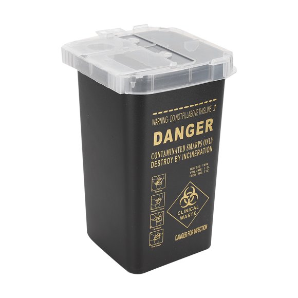 Boîte à Déchets Jetable avec Lame, Coupe-Déchets Jetable en Plastique, Aiguille de Coupe Jetable, Collecteur de Déchets