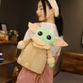 thumbnail image 4 of Baby Yoda Yoda Backpack Plush Toy, 4 of 10