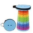 thumbnail image 1 of Taburete telescópico portátil, silla plegable retráctil para adultos, asiento plegable telescópico ligero, 1 of 4