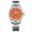 AD2548 Orange, variant on Swiss GMT Quartz Men's Watch for Travel & Business, Sapphire Crystal, 200m Waterproof, 38mm Stainless Steel, BGW9 Luminous & Date Window for Daily Wear